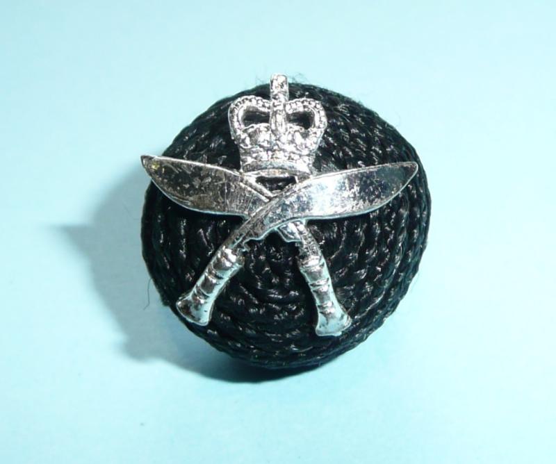 The Royal Gurkha Rifles RGR Officer's Side Cap AA Anodised Boss Badge
