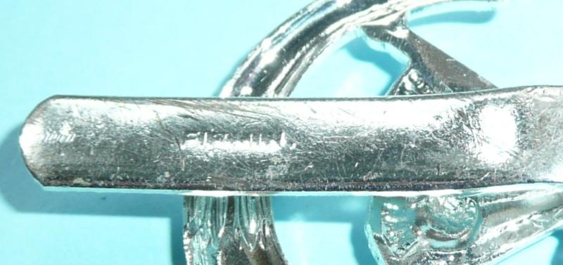 The Light Infantry Chrome White Metal Cap Badge